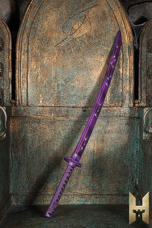 Katana Ryugan pour LARP modèle Améthyste