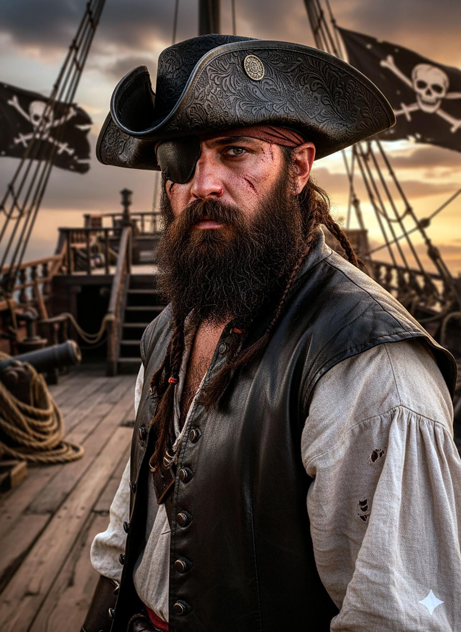 ?psc proxy image=1&product id=30228&image id=101526 - Chapeaux de pirates : histoire, types, matériaux et comment choisir le tricorne parfait