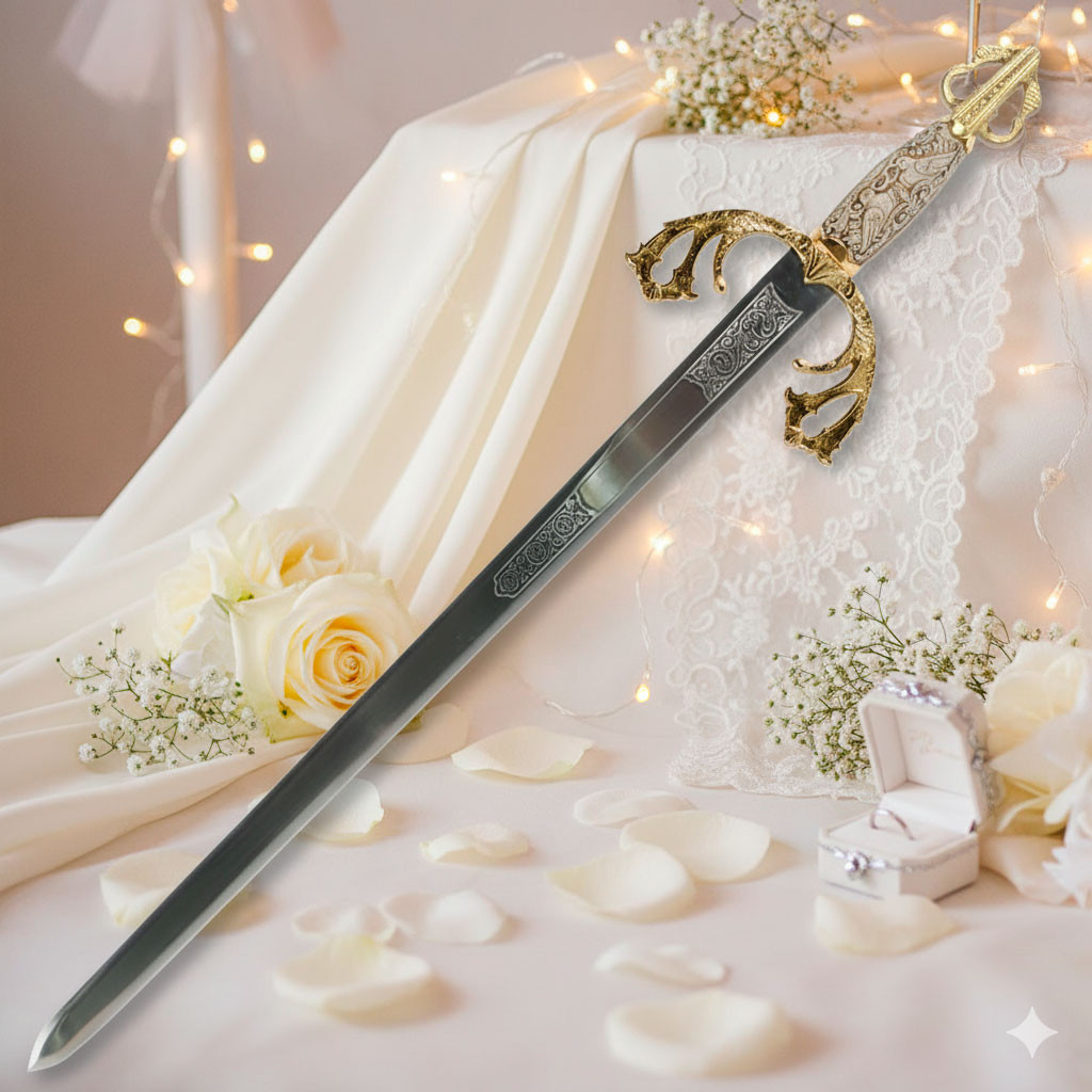 Épée Tizona pour mariages (sans texte personnalisé gravé)