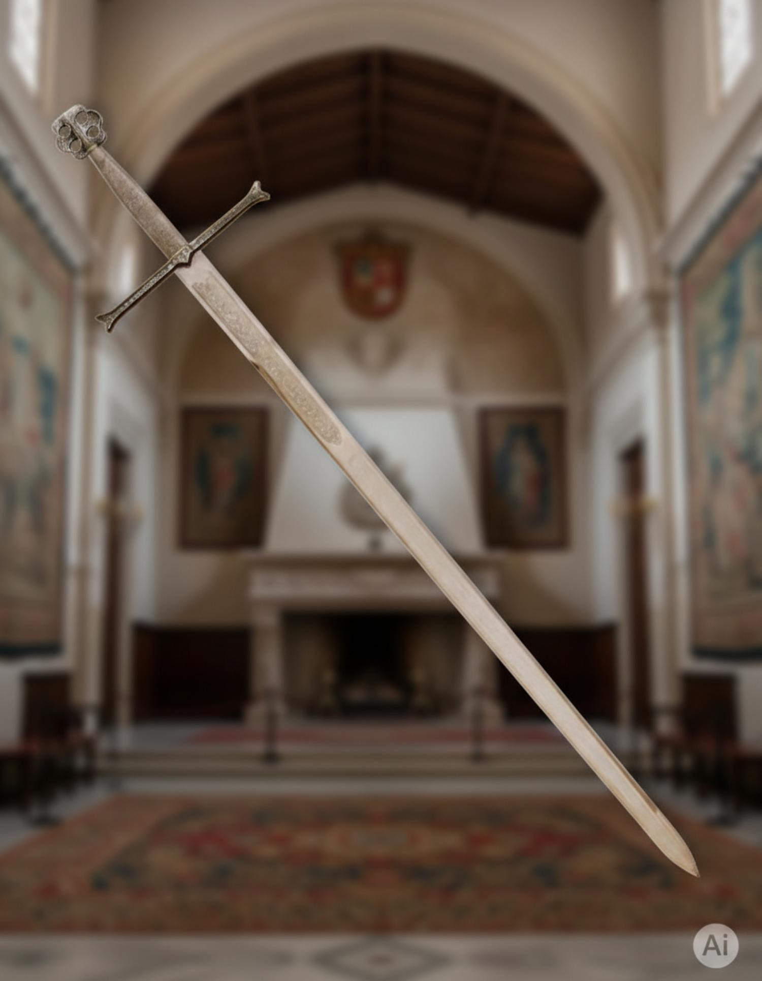 Épée Reyes Católicos, rustique