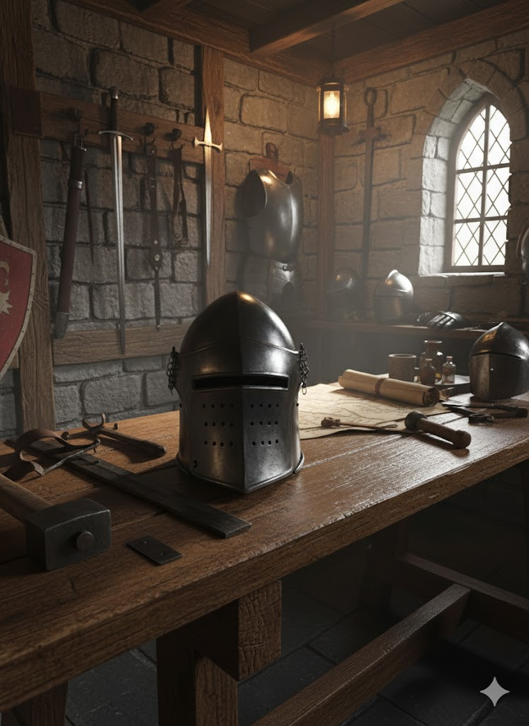 ?psc proxy image=1&product id=31403&image id=106300 - Casques m&eacute;di&eacute;vaux : le guide d&eacute;finitif pour comprendre, choisir et conserver votre heaume