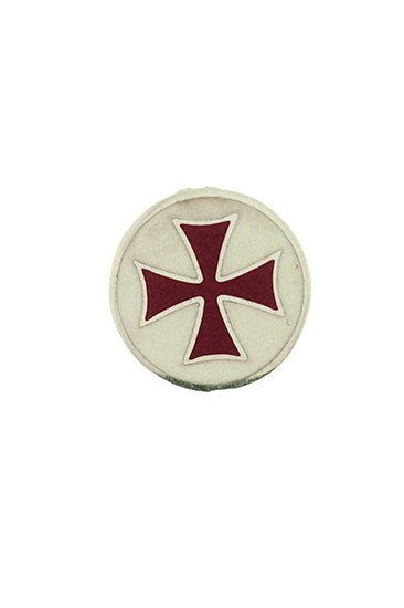 Broche croix templière en argent