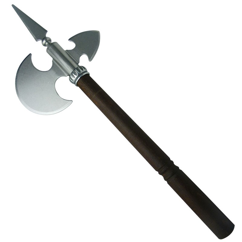 Hache médiévale rustique, 61 cm.