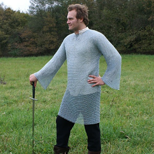 Cotte de mailles en acier galvanisé