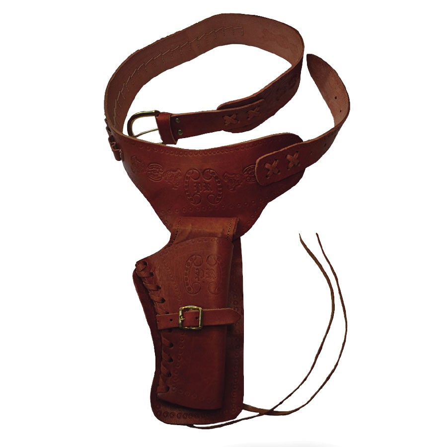 1 revolver étui peau claire (droitier)