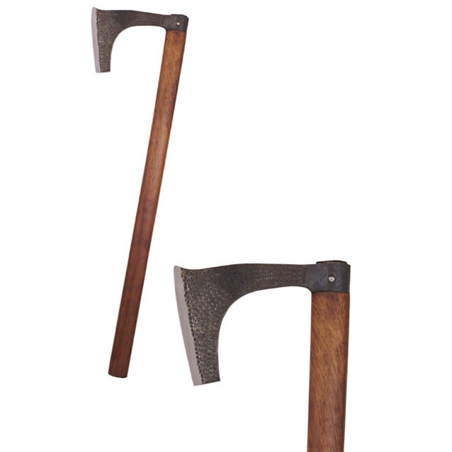 Hache viking barbue, 81 cm.