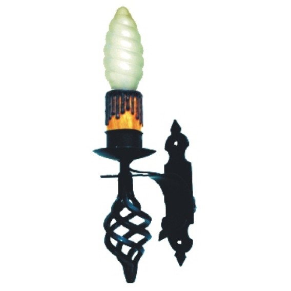 Appliquez une bougie de forge médiévale, 1 lumière