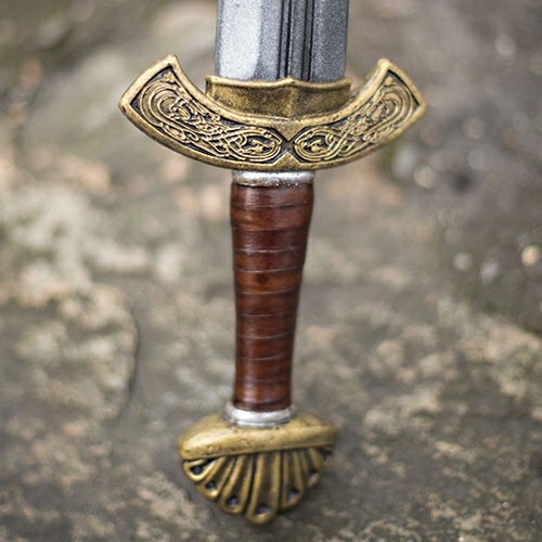 Épée courte viking en latex, 60 cm.