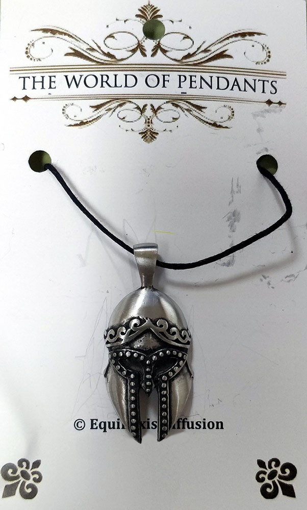 Pendentif casque grec