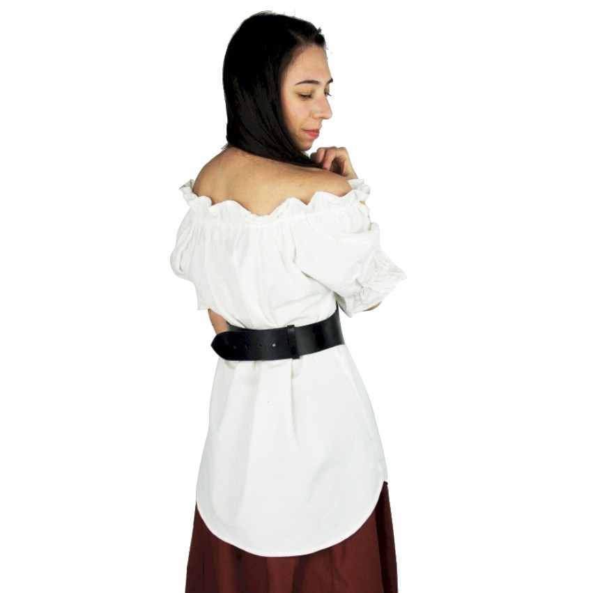 Chemisier médiéval à manches courtes