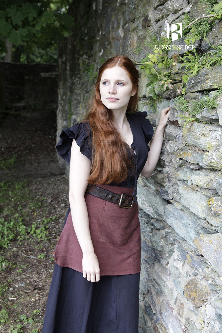 Robe Médiévale Femme Agga Noir