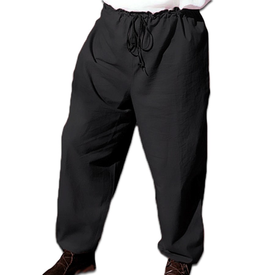 Pantalon médiéval avec cordon de serrage