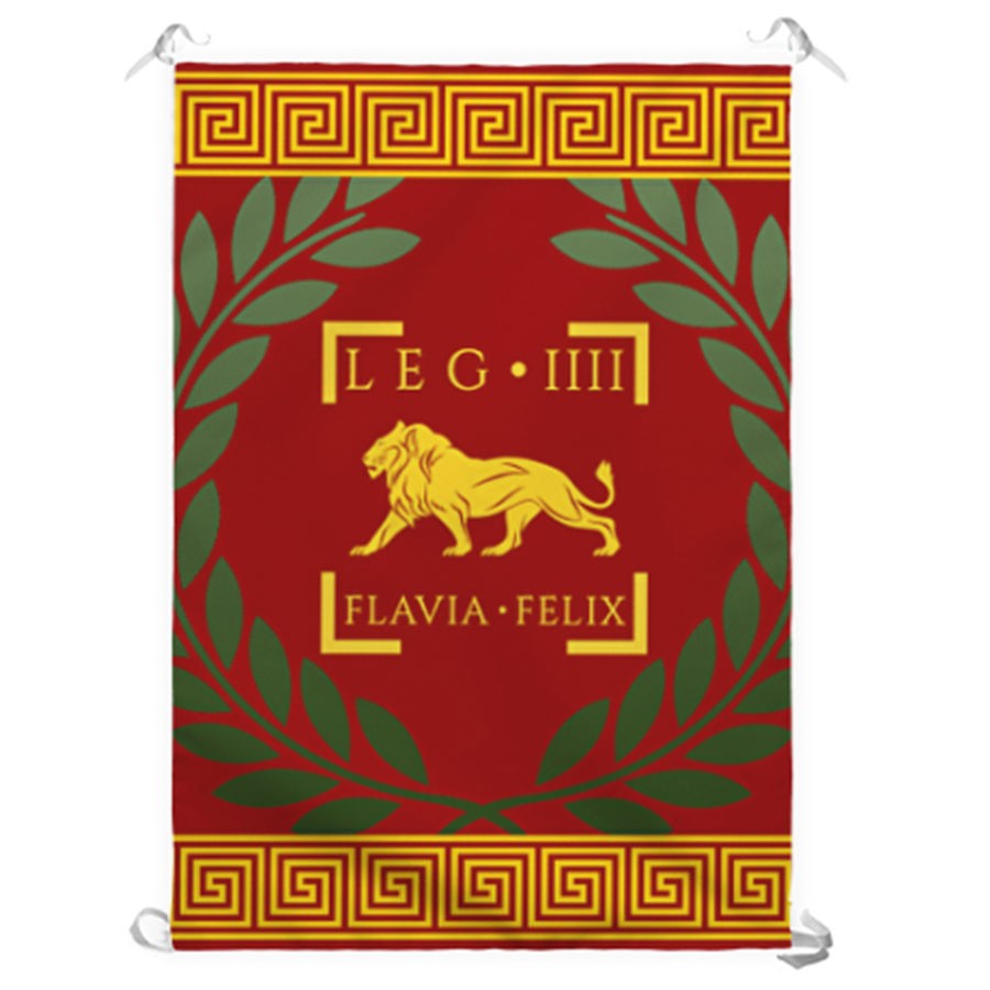 Bannière Legio IV Flavia Felix Romana (70x100 cms.)