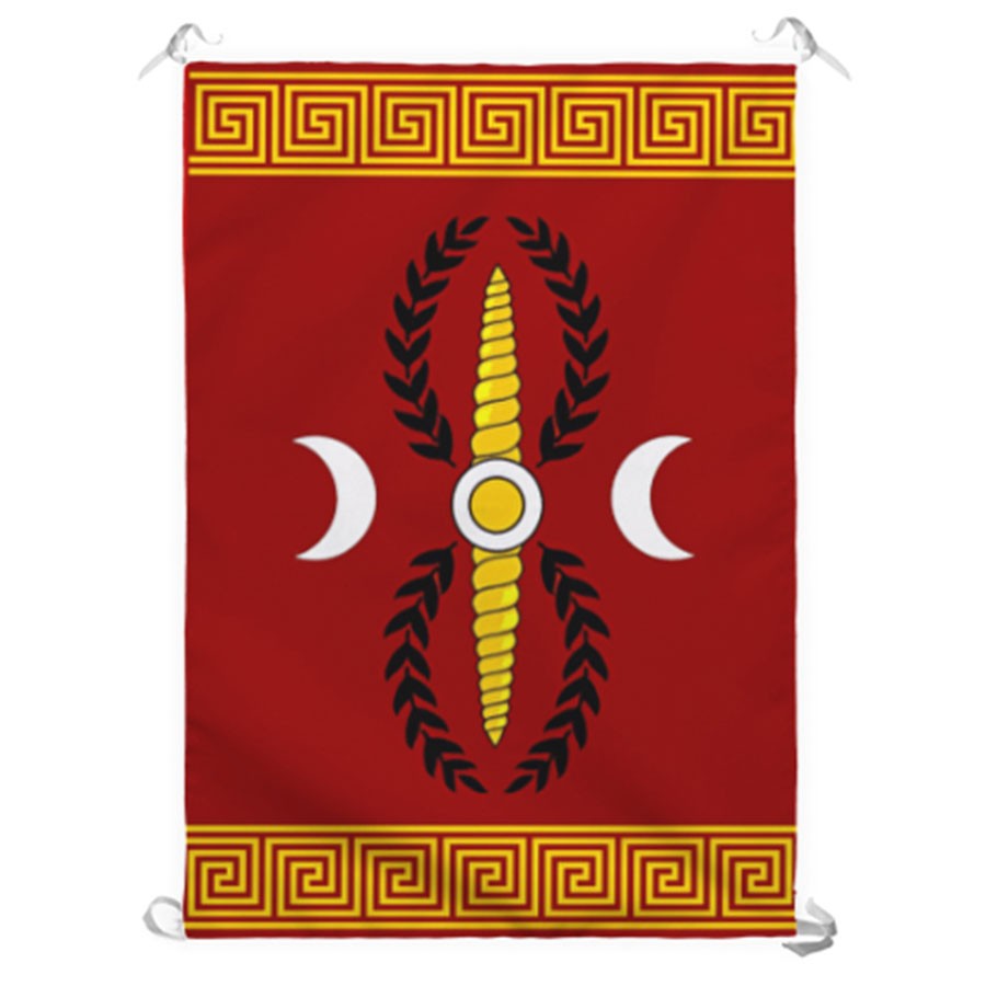 Bannière Légion Romaine SPQR pour intérieurs et extérieurs (70x100 cms.)