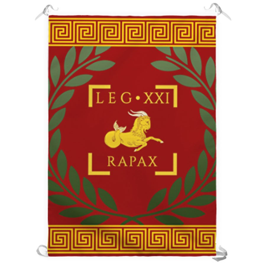 Bannière Legio XXI Rapax Romana (70x100 cm.)