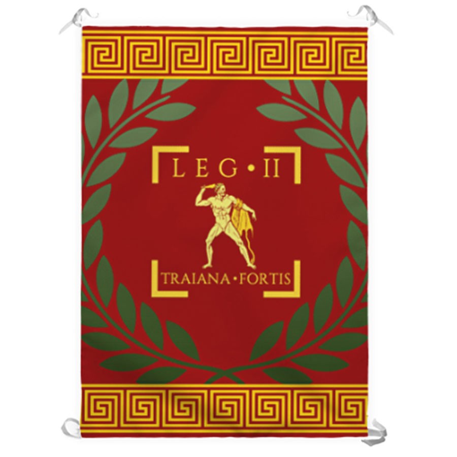 Bannière Legio II Traiana Fortis Romana (70x100 cms.)
