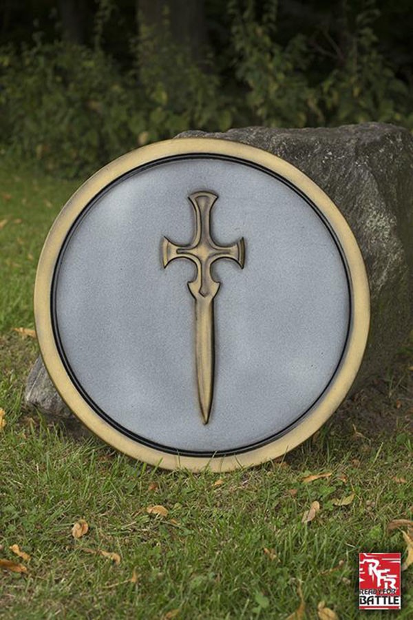 Bouclier en latex viking Cross Ready for Battle, LARP