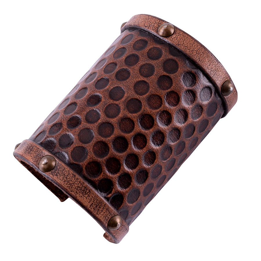 Bracelet en cuir pour guerrier, 1 unité, 10x20 cm.