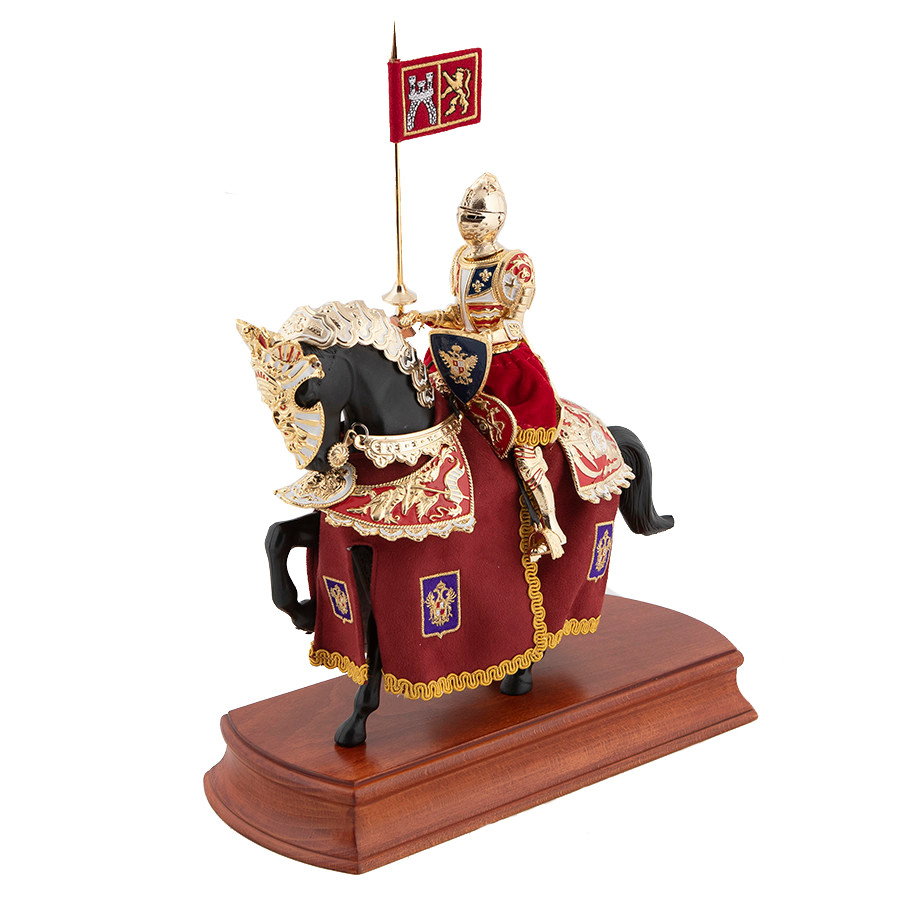 Armure de cheval Charles V, 35 x 35 cm.