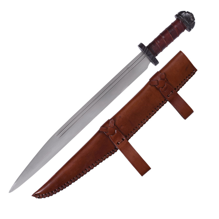 Longue épée Viking Seax avec fourreau