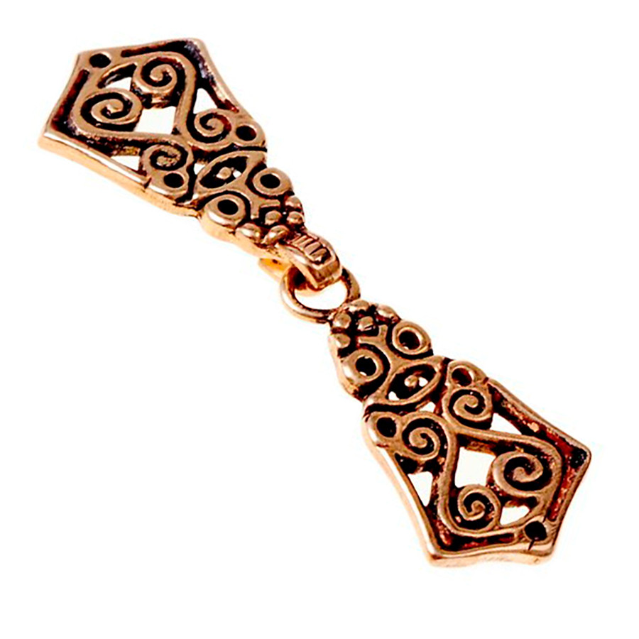 Gros plan sur une robe ou une cape Avar mérovingienne