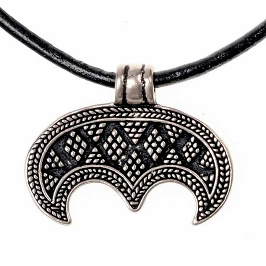 Pendentif Amulette Viking Slavic Lunula Charm