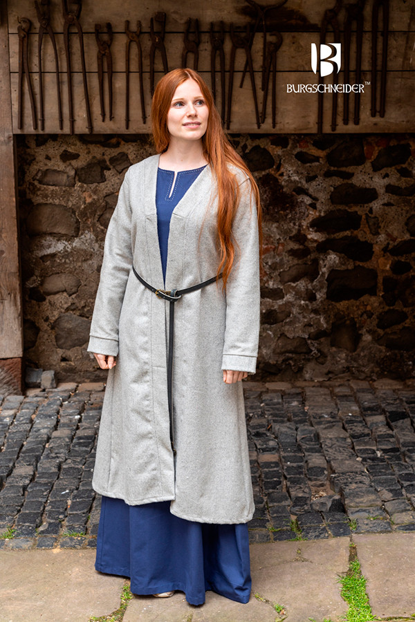 Brial Medieval Aslaug Gris en Laine