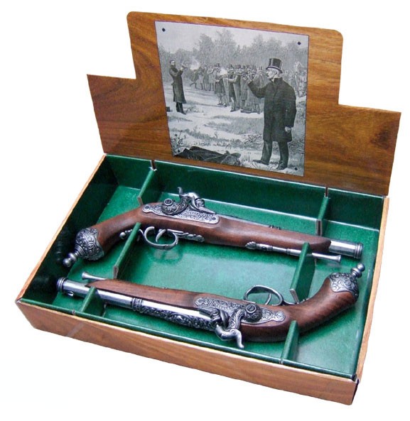 Série de 2 pistolets de duel italiens, 1825
