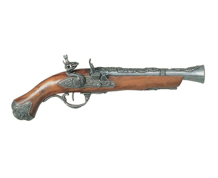 Pistolet tromblon, Londres du XVIIIe siècle