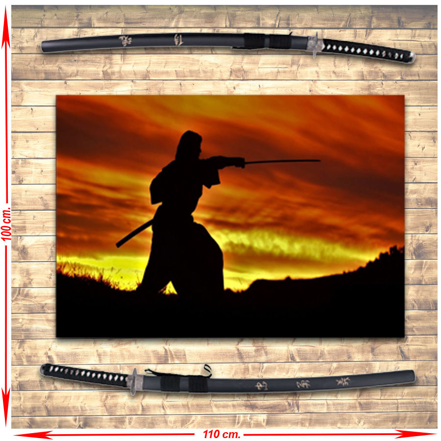 Pack Dawn Banner + Katana Spirit + Katana Courage Last Samurai