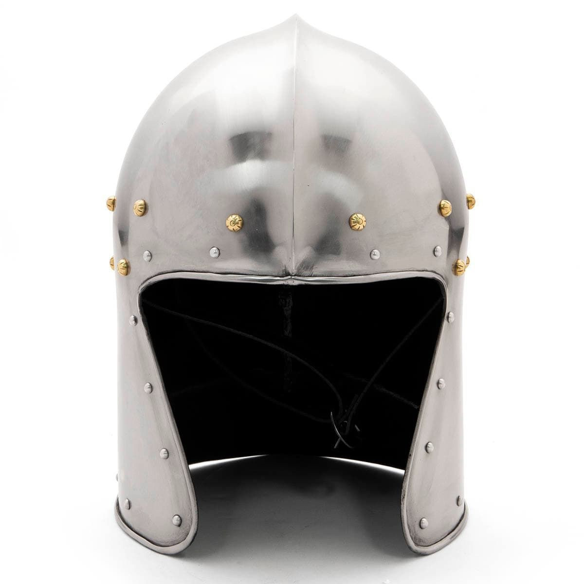 Casque médiéval de type Barbuta sans visière, XVe siècle