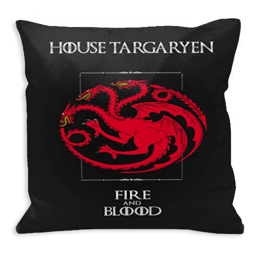 Coussin Game of Thrones House Targaryen