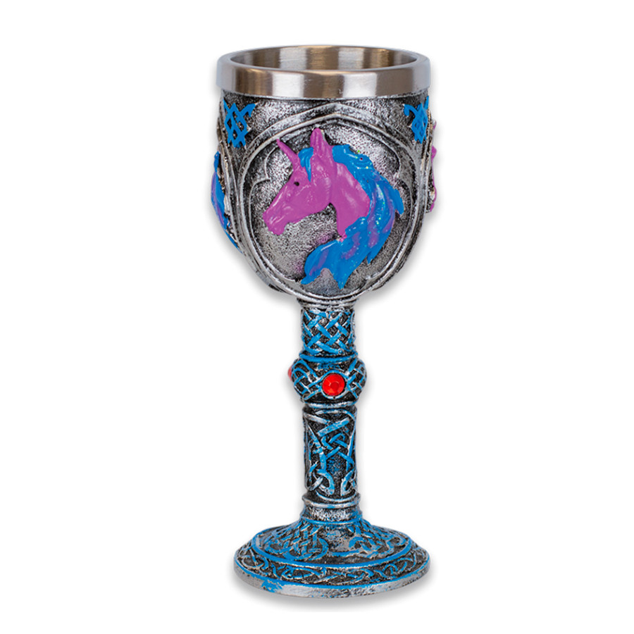 Gobelet en résine licorne pour collectionneurs, 18 cm.