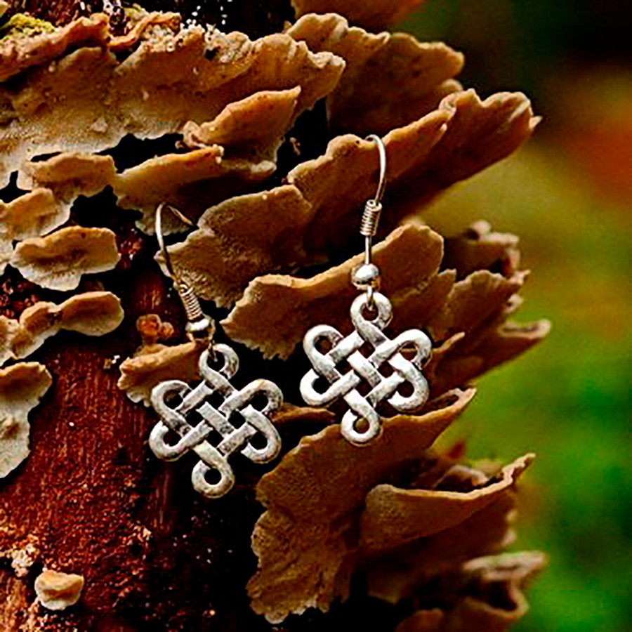 Boucles d'oreilles panier celtique