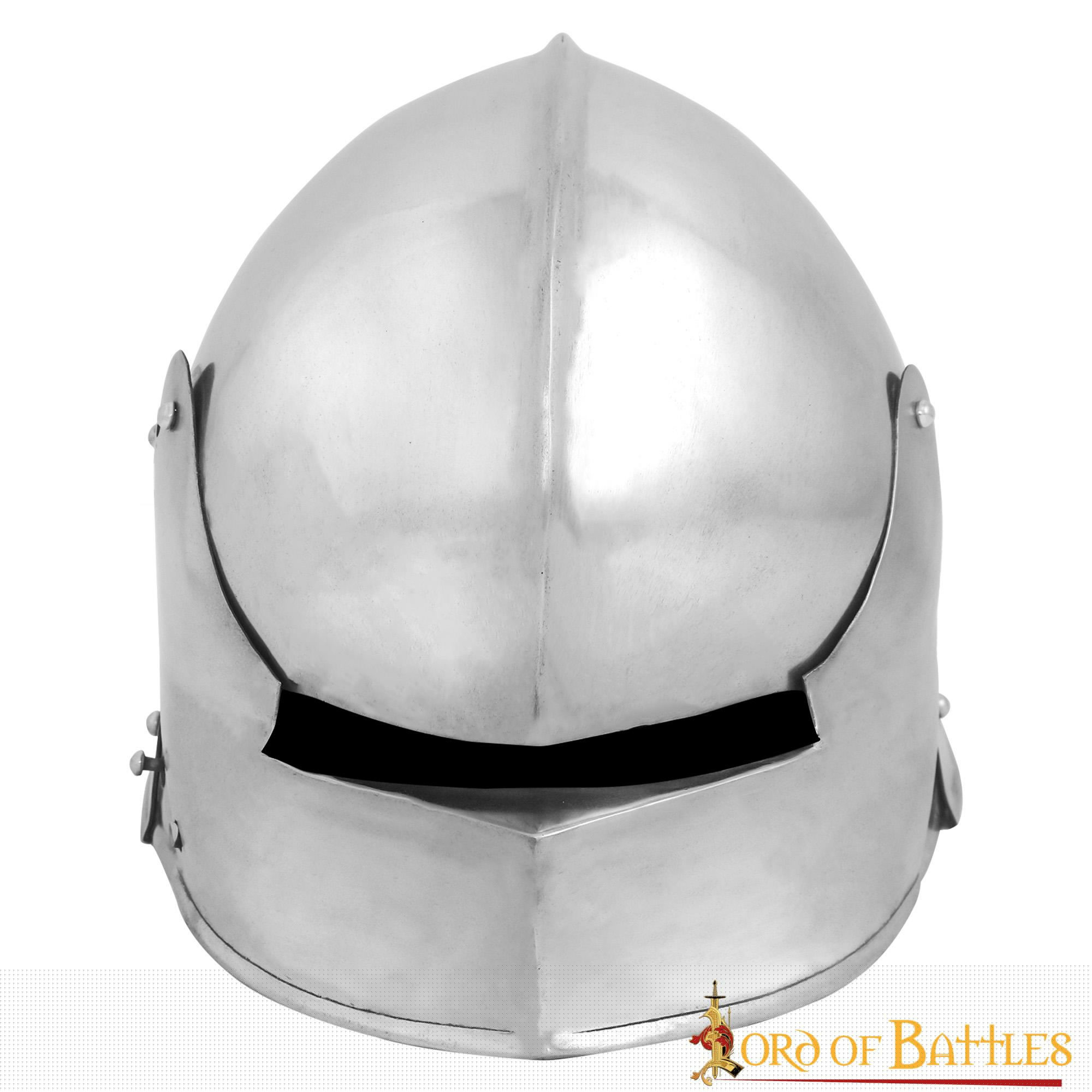 Casque médiéval allemand Sallet, avec doublure rembourrée