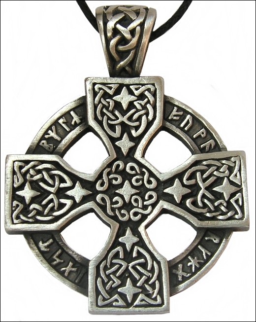 Pendentif roue runique celtique