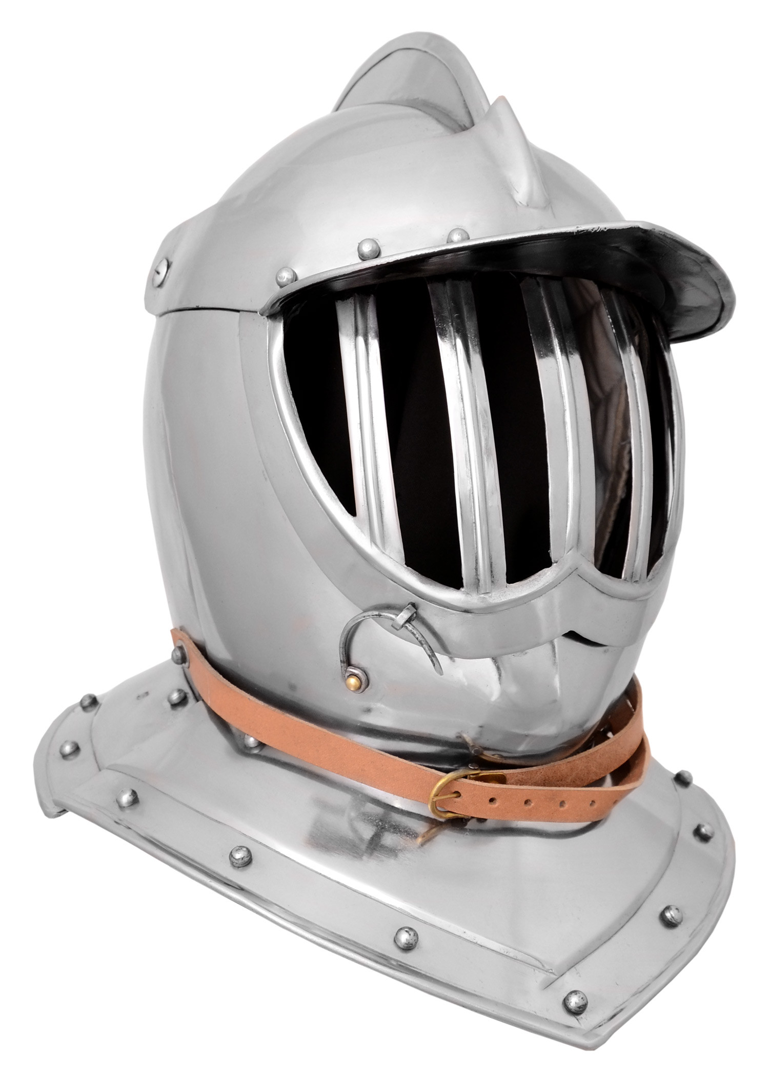 Casque bourguignon à visière, XVIIe siècle