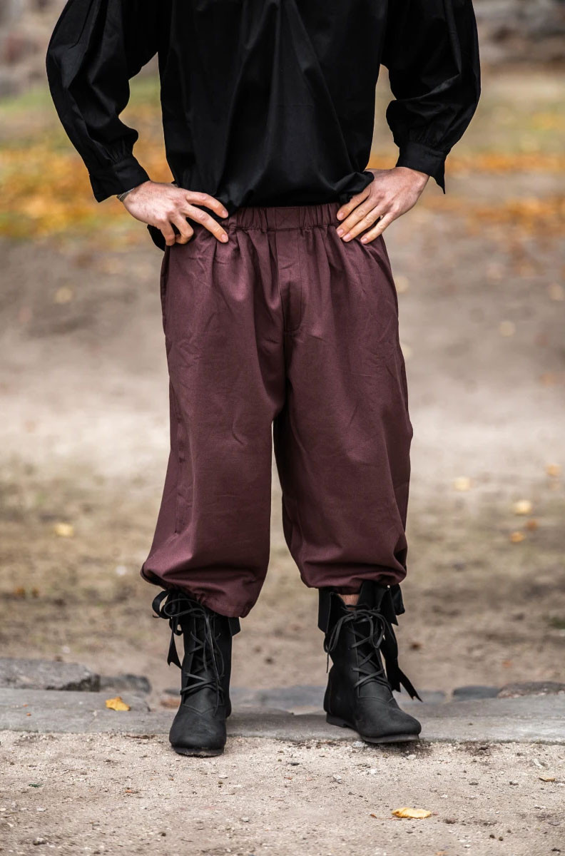 Pantalon pirate Vincent, couleur marron