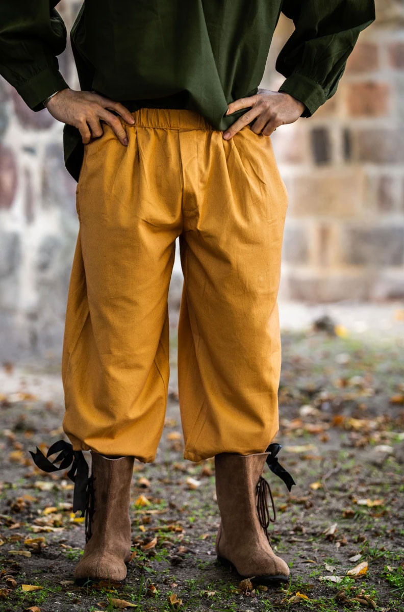Pantalon pirate Vincent, couleur marron miel