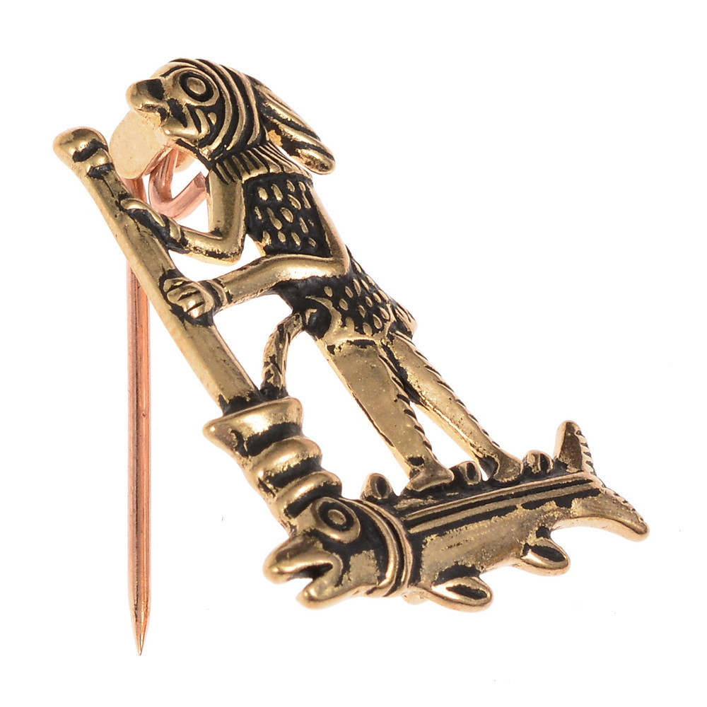 Broche Pilgrim Doctor Monkey en bronze