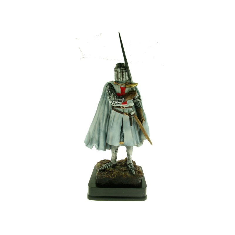 Chevalier templier miniature avec épée (25 cm.)