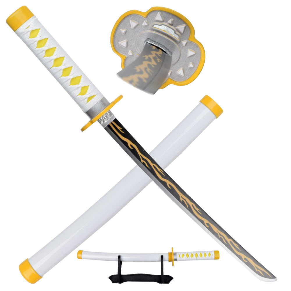 Katana miniature de Zenitsu Agatsuma de Kimetsu No Yaiba (43 cm.)