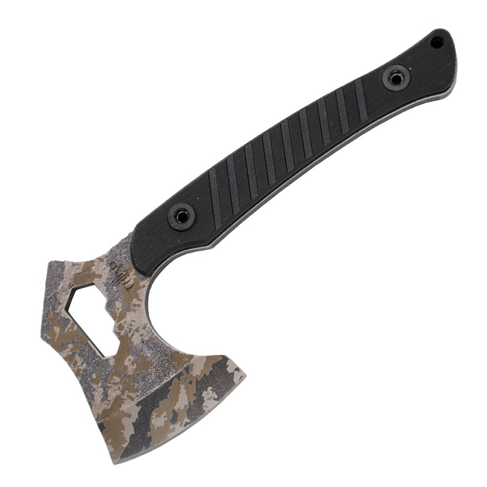 Troisième hache tactique de camouflage, avec fourreau