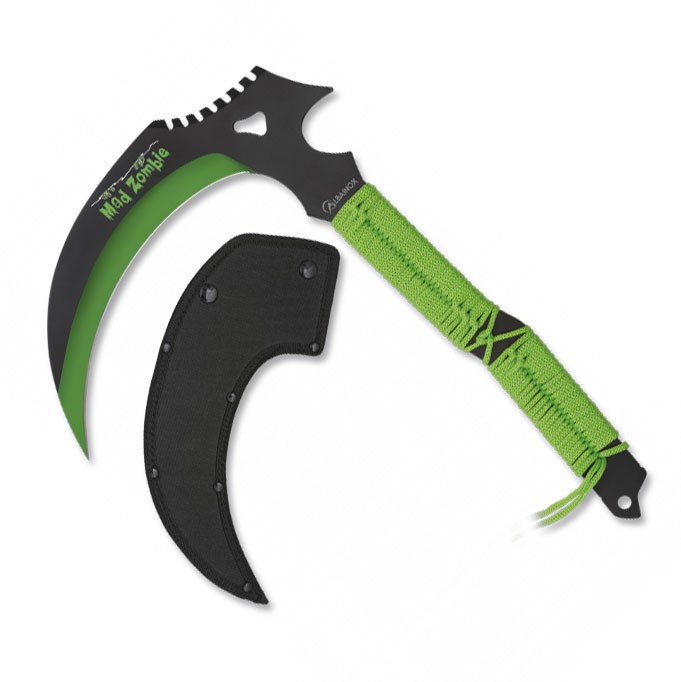Faucille Mad Zombie, lame 19 cm.