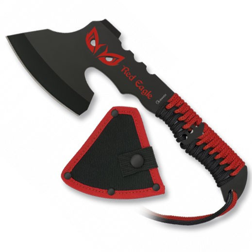 Hache Red Eagle, manche en corde (26 cm.)