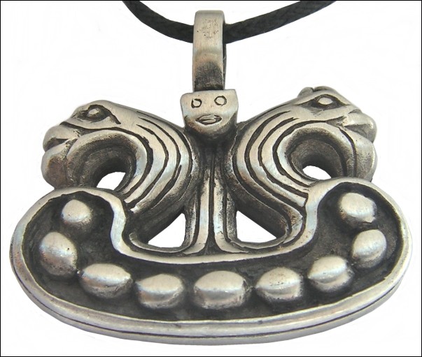 Pendentif têtes de Viking