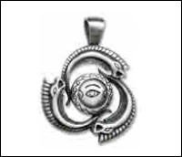 Pendentif symbole grec