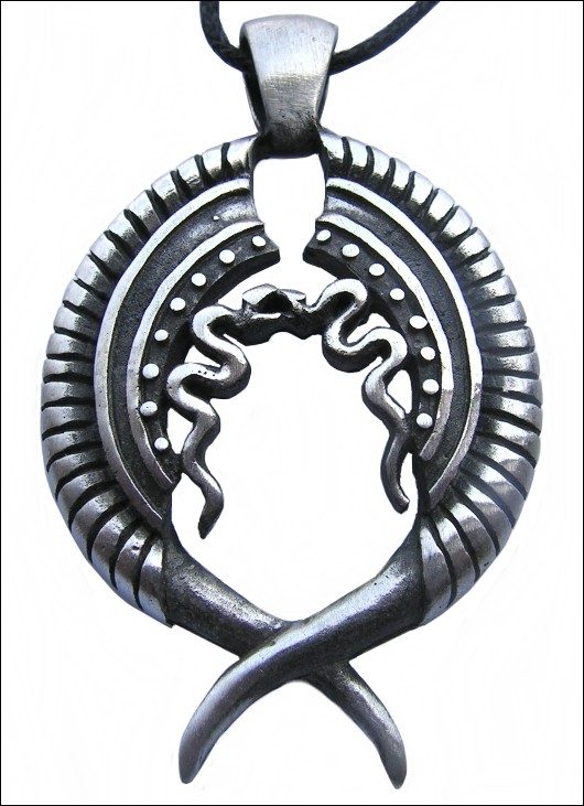 Pendentif motifs grecs