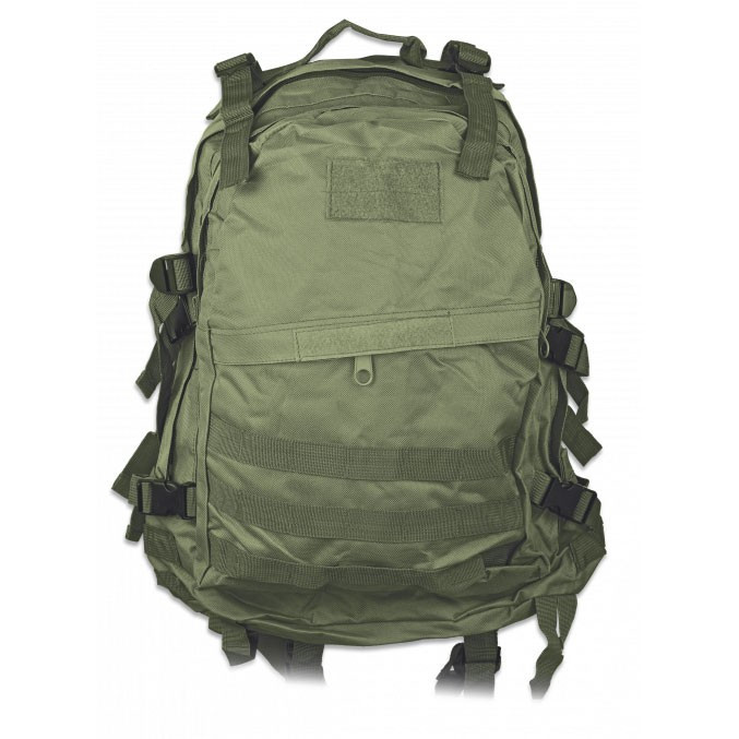 Sac à dos en nylon Vert Olive, Barbare (40 l.)