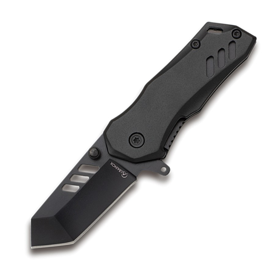 Couteau tactique K-25 avec manche en aluminium noir